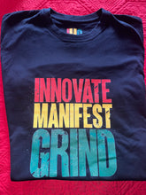 Load image into Gallery viewer, Juneteenth Shirt (Innovate, Manifest, Grind)
